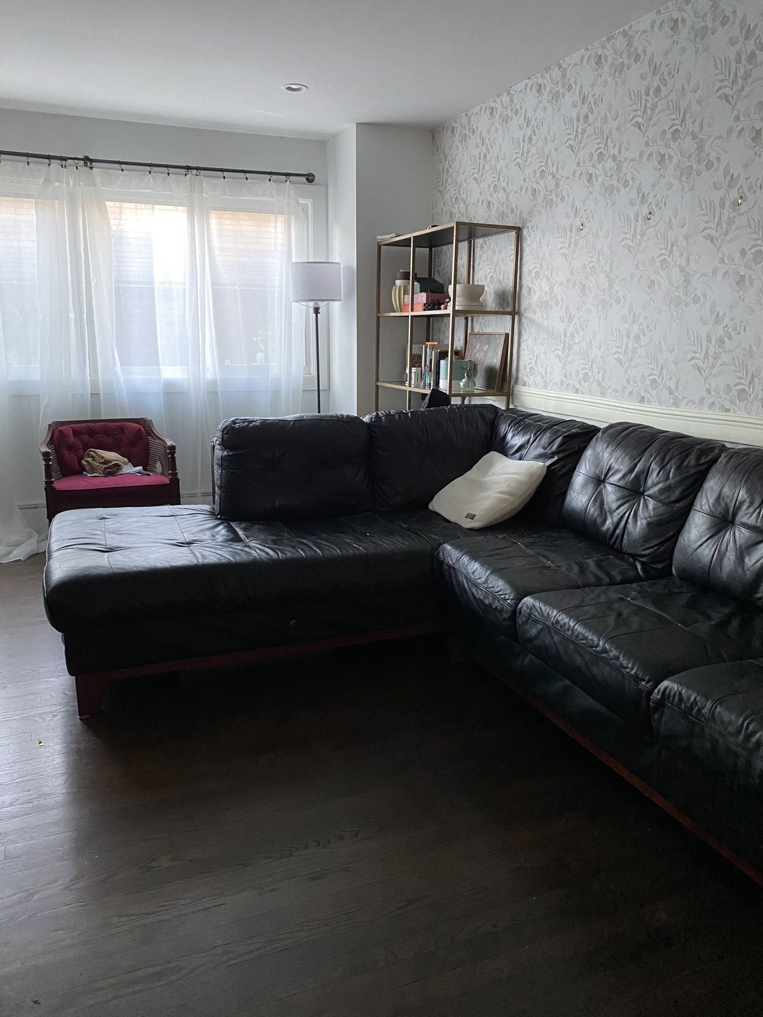 Leather Sectional Sofa 