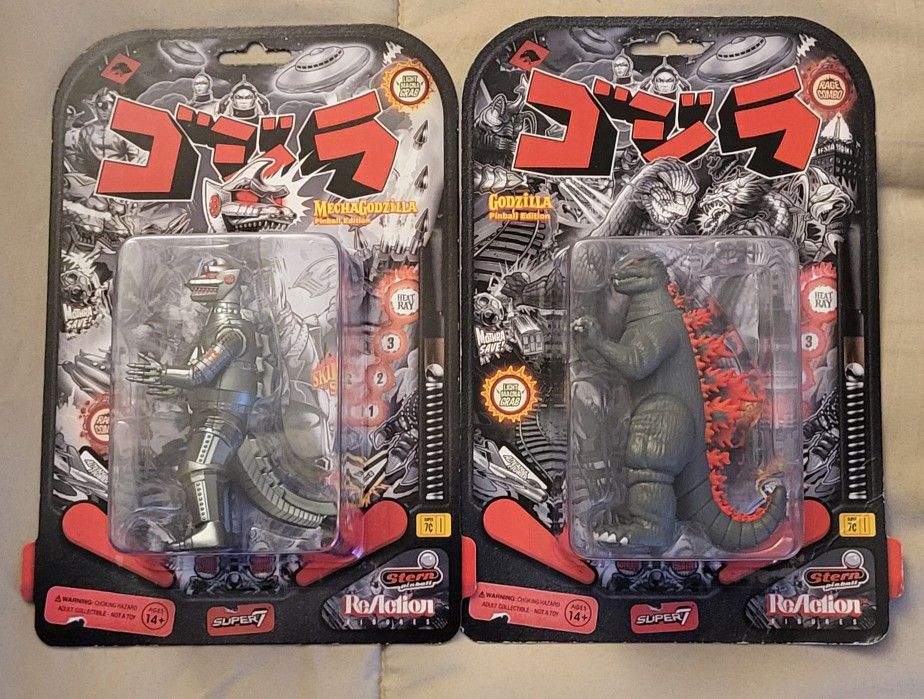 Super 7 REACTION GODZILLAS