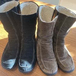 Rieker Boots. 2 Pair. Size 39 = 8.5. Used 