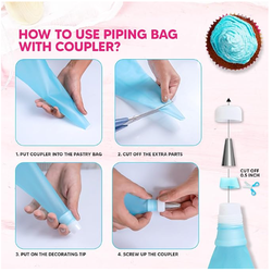 Riccle  Piping Bags and Tips Set