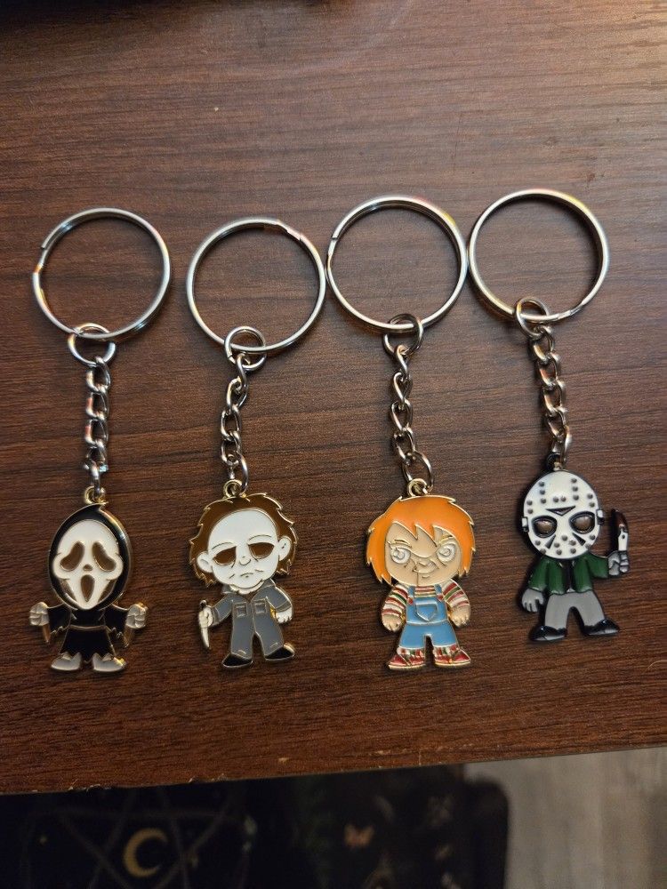 Homemade Horror Villian Keychains