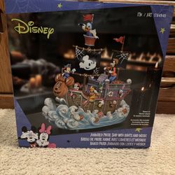 DISNEY Animated Pirate Ship With Lights And Music - Decorations - Disney Pirate Ship - Disney Decorations - Disney Toy - Disney Animated Toys