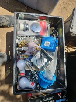 Crate full of hardware