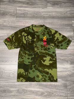 Jordan Men's Bayou Boys Camo Graphic Logo Crew Neck Short Sleeve T-Shirt XS