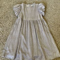 Janie And Jack Gold Dress Size 7 