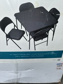 Table Set With 4 Chair To Play Cards , Domino Etc