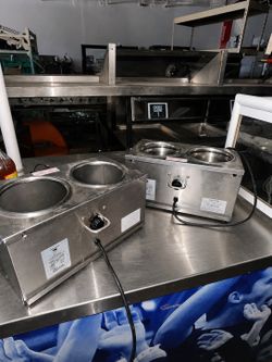 2 Double-Well Food Warmers