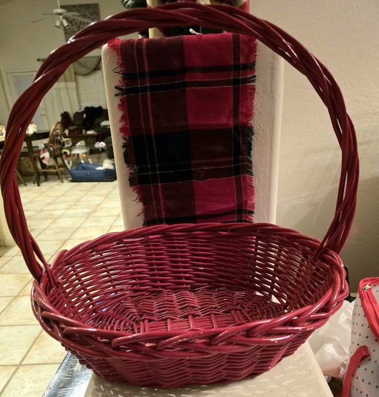 Large Red Basket
