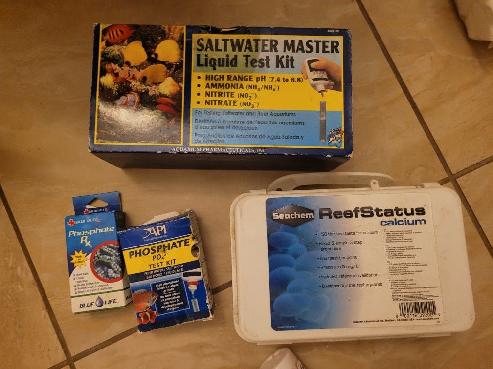 Saltwater Aquarium Test Kits And Supplements