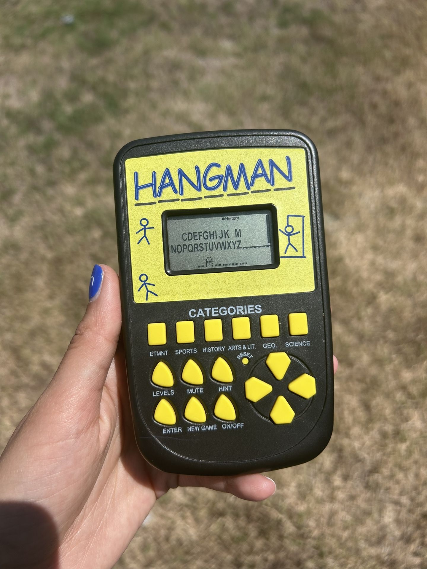 Retro Hangman Handheld Game