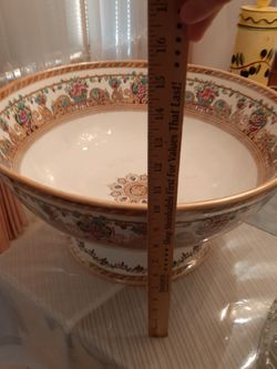 Furnival Gigantic Punch bowl.1890's  England.