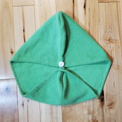 NEW Green Hair Drying Towel Wrap