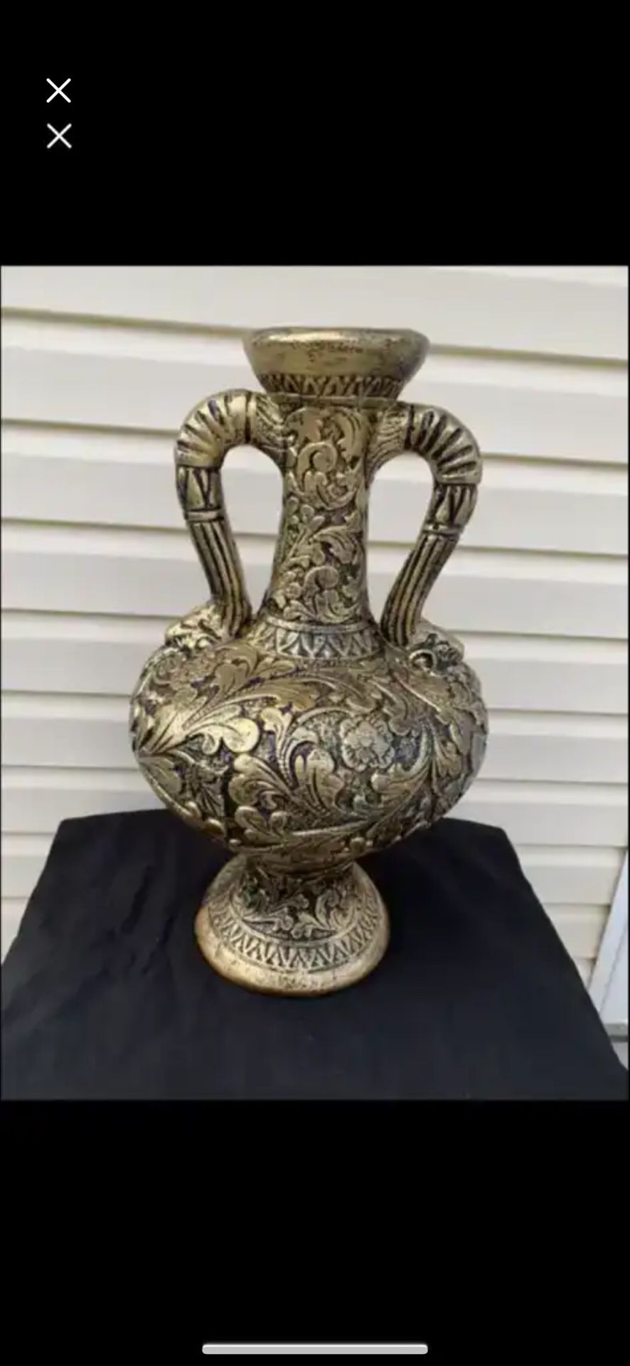 Ornate Vase Statue