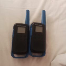 Motorola Walkie Talkes.