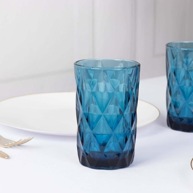 6 pack of ocean blue tumblers 