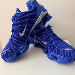 Nike Shox TL Men's Shoes (Hyper Royal/Black/Metallic Silver)   Size:12