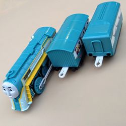 2012 CONNOR Is Thomas & Friends Trackmaster Motorized Train Engine & Passenger Coaches "TESTED WORKING" • Original Thomas & Friends Trains,Toys Hobby 