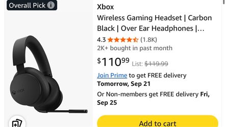 Xbox Wireless Gaming Headset