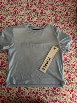 PURPLE BRAND baby tee