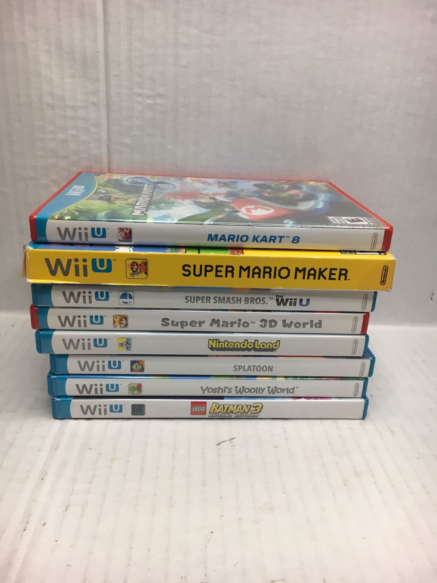 Nintendo WII U games lot