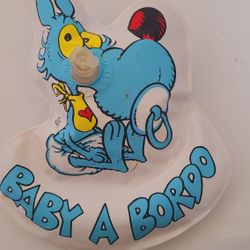 Italian "Baby On Board" Stickup Blowup 
