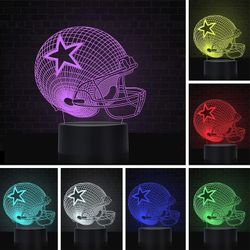 3D Illusion Night Light Desk Lamp, 7 Colors Auto Gradual Changing USB Powered LED Lights with Touch Switch for Kids Gifts Home Decoration