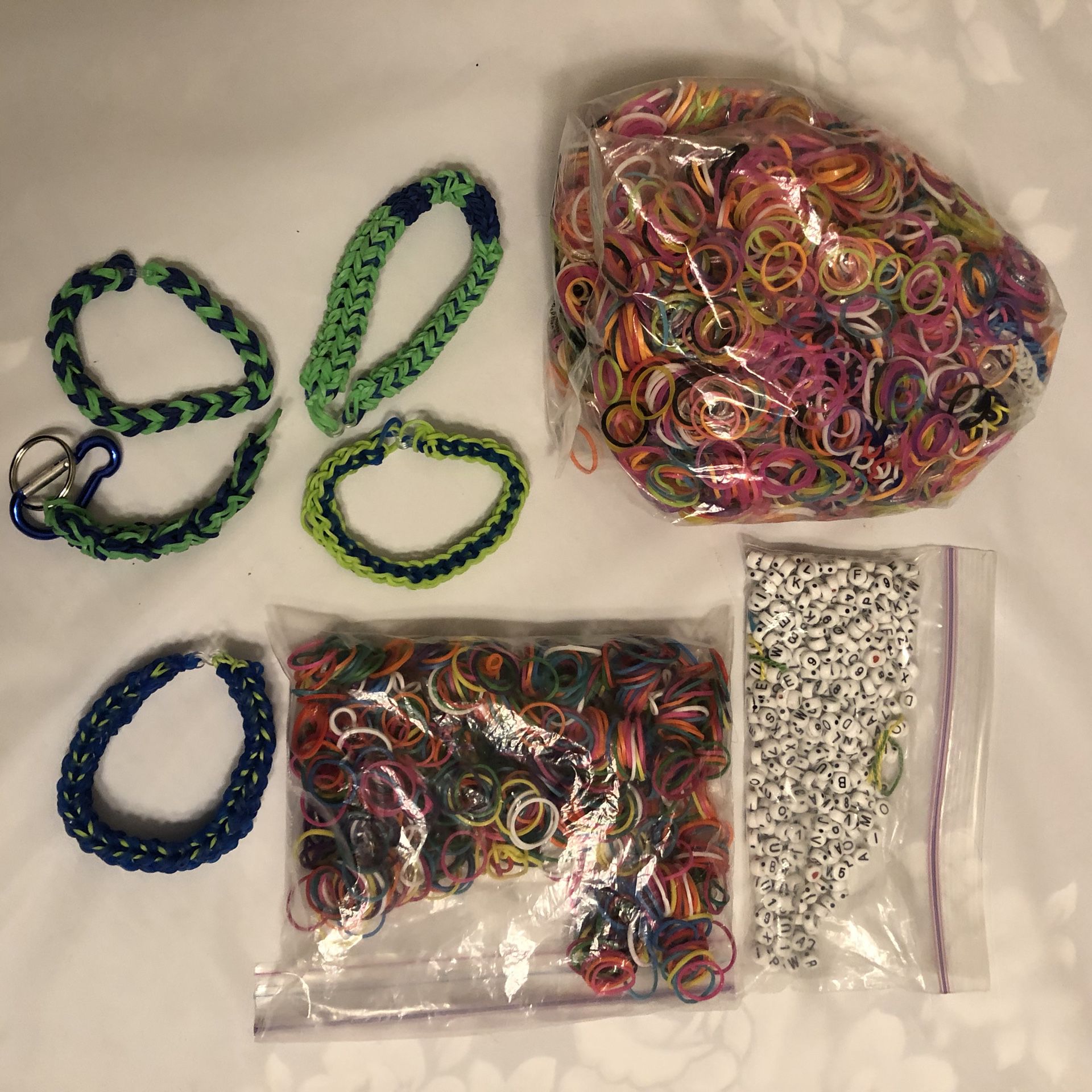 Over and over 30000+ Rainbow Loom new longer lasting latex free rubber band
