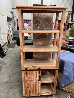 Barn Door Display Shelf