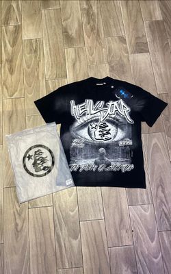 Hellstar black cotton t-shirt Size M good quality