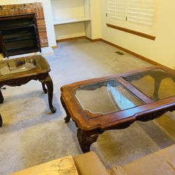 Coffee Table With 2 End Table