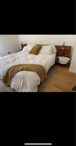 Cb2 andes 2024 acacia king bed