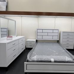 White Bedroom Set $10 Down 