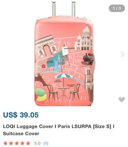 Luggage Cover I Paris LSURPA [Size S] I Suitcase Cover