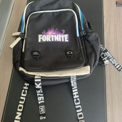 Fortnite Backpack 18"  Limited Edition Black White Design