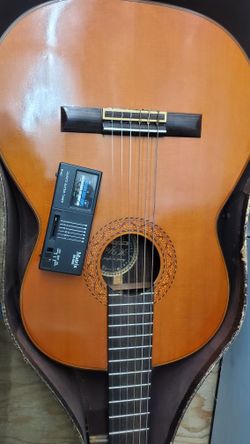 Vintage Kazuo Yairi Y-15 1967 Black Round Label