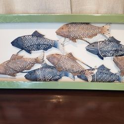 art wall wire hanging light weight fish NEW 6/7/26 yakima