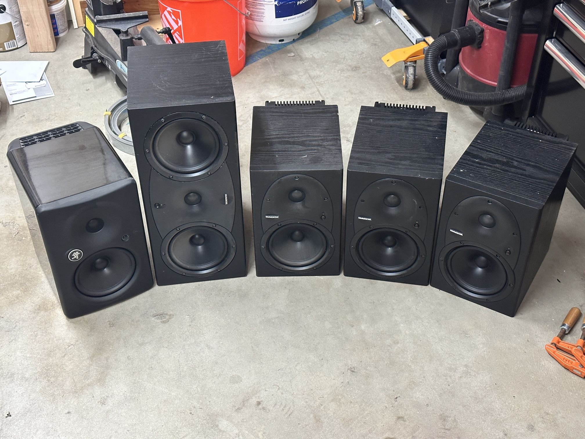 Mackie Studio Monitors ($300)