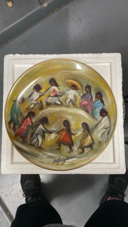 DeGrazia Los Ninos plate