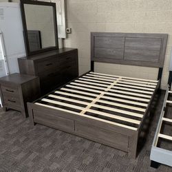 Brown Queen Bedroom Set 