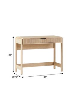 Lift Top Writing Desk Coastal Oak