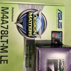 New, Unused AMD Phenom II Proc + Asus AM3 Mboard