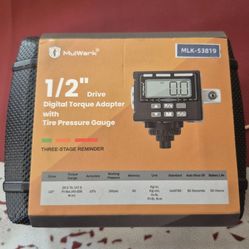 MULWARK 1/2" Torque Adapter & Tire Gauge