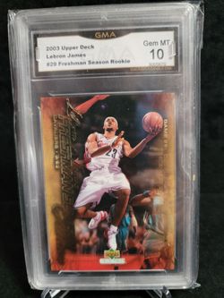 2003 upperdeck #29 LeBron James  graded