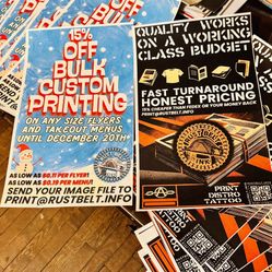 Quality Bulk Printing on a Working Class Budget