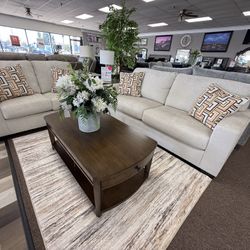 2 PC SOFA AND LOVESEAT 