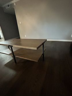 Coffee Table With Matching Side Table Like New Heavy Duty