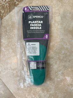 New Spenco Plantar Fascia Insoles - Trim to Fit Women's Size 5-11