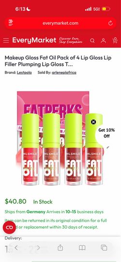 Fat oil lip oil box