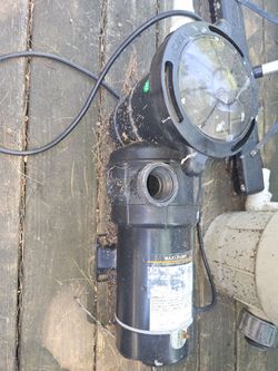 Price is firm.. Haywood .. Maxi pump 1 horsepower pool pump