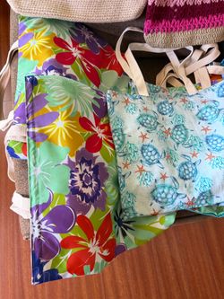 Fabric bags for shopping